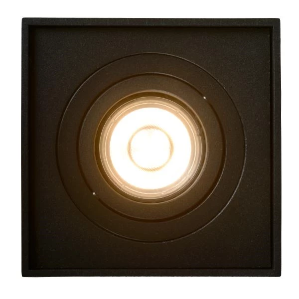 Lucide TUBE - Ceiling spotlight - 1xGU10 - Black - detail 4